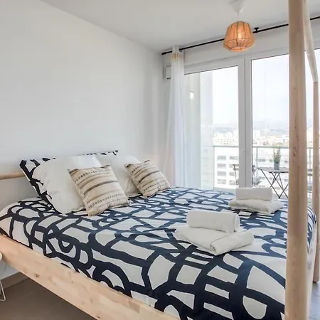 شقة L17 Arenas 3 Balconies/parking, 5mins To The Sea *